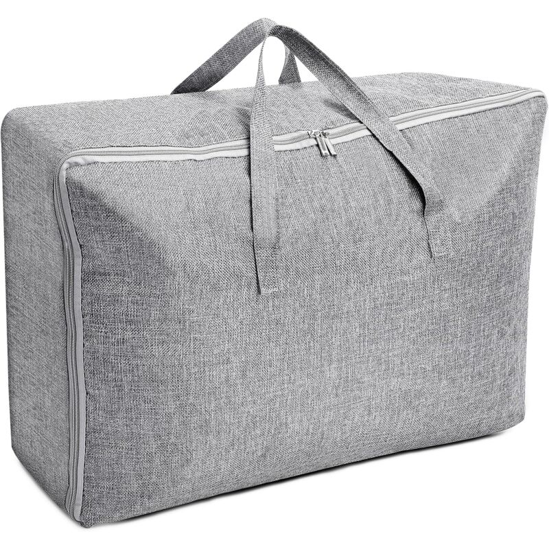 GABRIELLE Large Storage Bag 105L Foldable Underbed Storage Closet Organizer Waterproof Quilt Storage Bag with Reinforced Handles for Duvets Blankets Pillows Jackets
