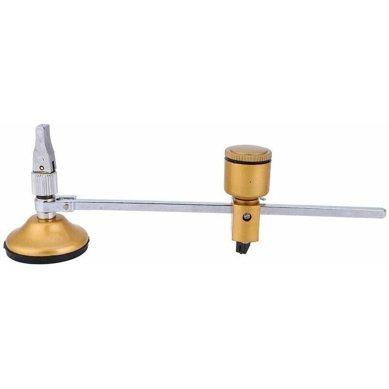 20cm Glass Cutter 6 Wheel Compasses Circular Cutter With Suction Cup