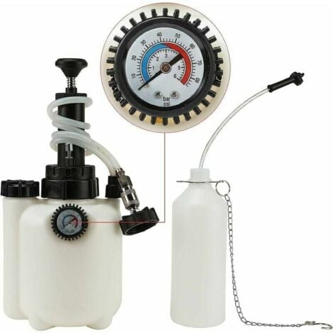 GABRIELLE 3L Car Brake Bleeder, Brake Fluid Bleeder, with E20 Adapter, 10-30 PSI Working Pressure, Brake Bleeder