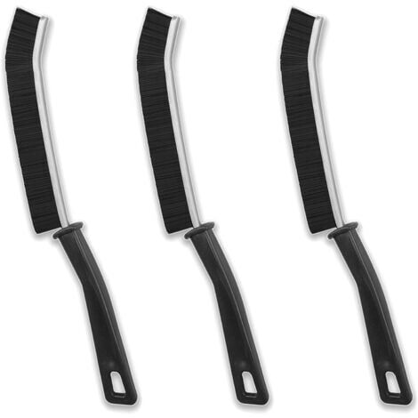 GABRIELLE 3 Pack Window Groove Cleaning Brush with Bristles, Grout Cleaning Brush for Door, Window, Kitchen, Rail, Tile Sealing Brush