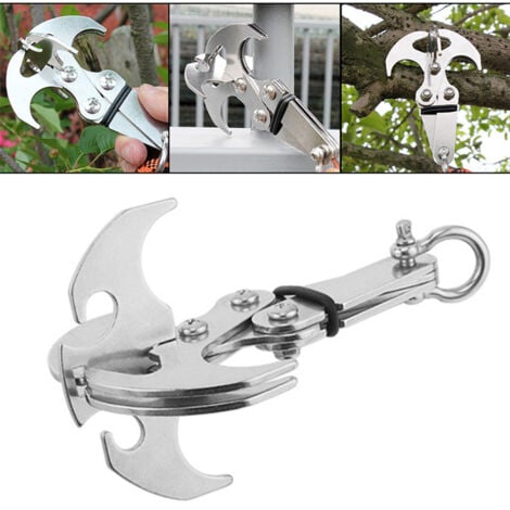 GABRIELLE Grappling Hook, Multifunctional Stainless Steel Claw Hook for Outdoor Climbing, Multifunctional Gravity Hook, Gravity Grappling Hook