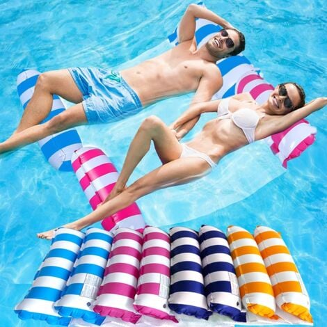 GABRIELLE Pool Floats Inflatable Pool Floats for Adults 4 in 1 Hammock Pool Floats Water Hammock Pool Lounger for Adults Holiday