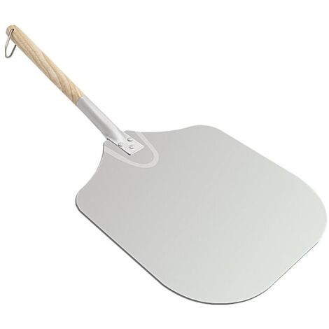 GABRIELLE Pizza Peel, Aluminum Pizza Peel, Pizza Peel, Large Surface Pizza Peel, Practical Wooden Handle, Easy to Store, Convenient to Use, Suitable for Grills and Ovens 66 12 inches
