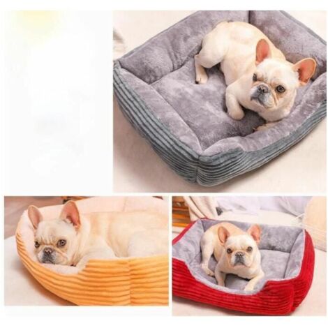 GABRIELLE Super soft dog bed grey 50x38x15cm dog bed