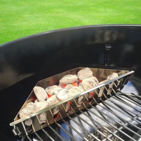 GABRIELLE Charcoal Basket for Grilling, Briquette Rack, High Temperature Resistant, Stainless Steel Charcoal Basket, Pack of 2