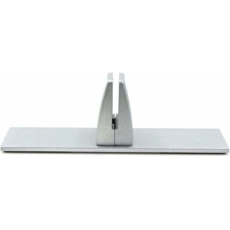 Adjustable Aluminum Alloy Glass Clamps Plexiglass Table Clamp Partition Holder Screen Divider Clip for 4-20mm Privacy Partition Office Lab, 2PCS, Silver