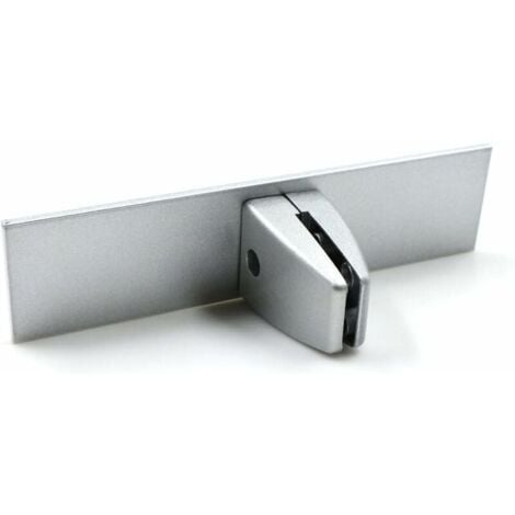 Adjustable Aluminum Alloy Glass Clamps Plexiglass Table Clamp Partition Holder Screen Divider Clip for 4-20mm Privacy Partition Office Lab, 2PCS, Silver