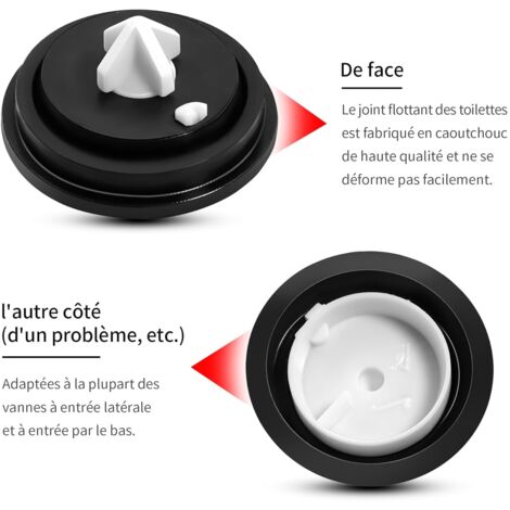 Pieces Toilet Flush Seal, Perfect Flush Membrane Express Repair, Flush Diaphragm Valve for Toilet Cistern Flush Maintenance