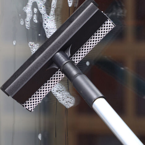 Telescopic squeegee, household window brush, double-sided window brush, car supplies, double-sided window scraper, cleaning tool
