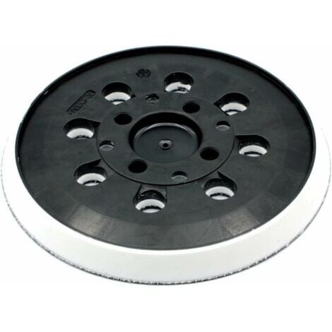 Plateau de ponçage pour Bosch (Ø 125 mm, dureté moyenne avec système accessoires pour ponceuse excentrique PEX 300/400 AE / 4000 AE / Advanced Orbit 18