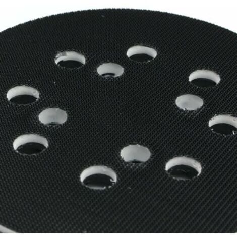 Plateau de ponçage pour Bosch (Ø 125 mm, dureté moyenne avec système accessoires pour ponceuse excentrique PEX 300/400 AE / 4000 AE / Advanced Orbit 18