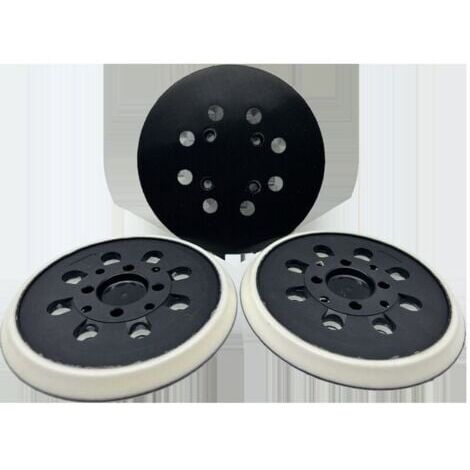 Plateau de ponçage pour Bosch (Ø 125 mm, dureté moyenne avec système accessoires pour ponceuse excentrique PEX 300/400 AE / 4000 AE / Advanced Orbit 18