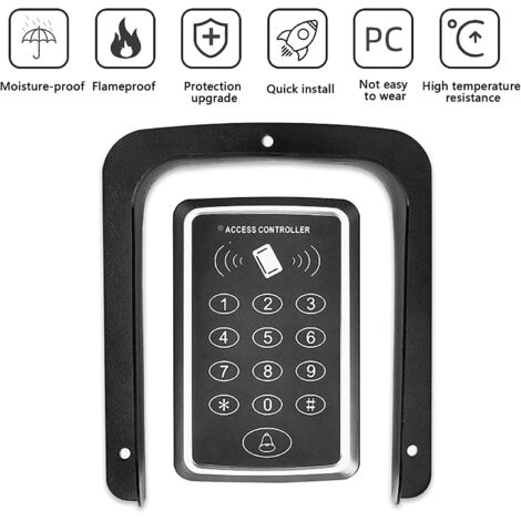 Tokept Housse De Moto Noire En Tissu Oxford 210D, Protection Contre Les Intempéries, L'eau, Le