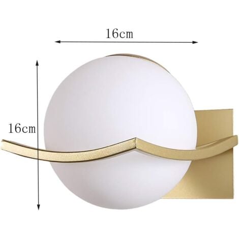 Applique Murale,Applique Murale Interieur,Lampe Murale,Applique Murale E27,Lampe Murale Chambre,Applique Doree,(Ampoule non Incluse) Or