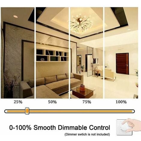 Ampoule LED R7S 118mm 20W Dimmable, Blanc Chaud 3000K 3000LM, Linéaire Remplacer Lampe Halogène J118 20W, Éclairage à 360 Degrés, Sans Scintillement, R7S OCB LED Tubes pour Projecteur, lot de