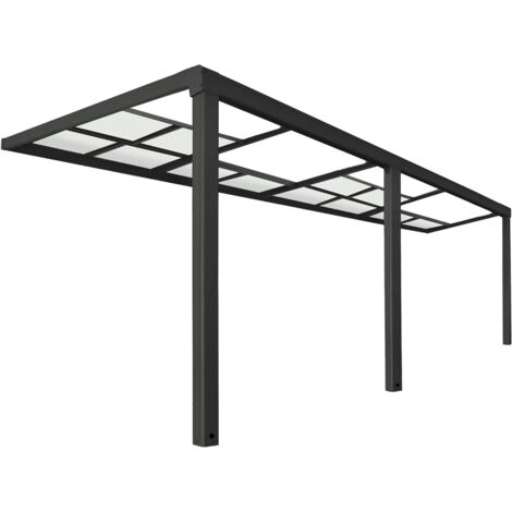 Home Deluxe - SOLIS DELUXE, colore: grigio, dimensioni: 579 x 295 x 233 / 272 cm