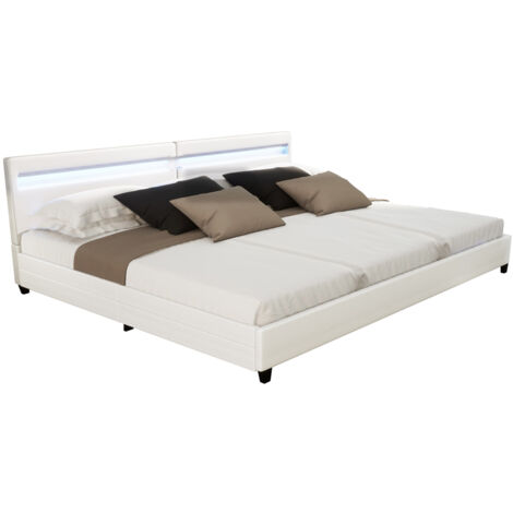HOME DELUXE - Letto familiare con cassetti NUBE  Colore: bianco, versione: con materasso