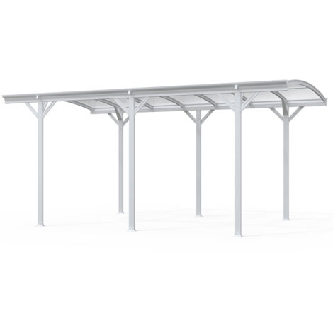 Home Deluxe - Pensilina design FALO - 505 x 300 cm Bianco  Colore Bianco