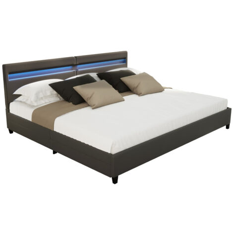 Biancheria Da Letto In Microfibra 200x200 Cm - Grigio, Raso Damascato, Set 3 Pezzi (1 Copripiumino + 2 Federe) - 3