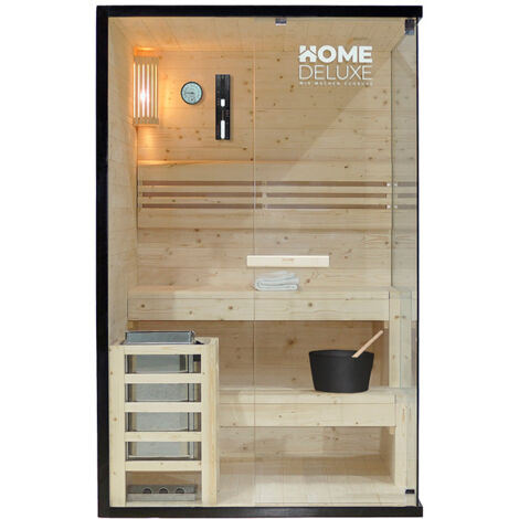 HOME DELUXE - Sauna tradizionale SHADOW M - 120 x 120 cm per 2 persone Taglia M