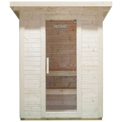 HOME DELUXE - Casa sauna da esterno TALO M - 191 x 157 cm per 3 persone  Taglia M