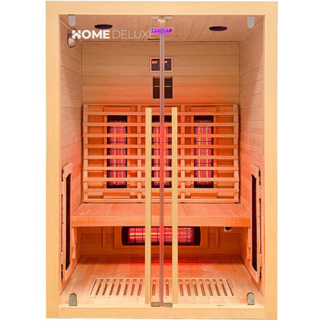 HOME DELUXE - Cabina a infrarossi SONORA M - 135 x 105 cm per 2 persone Taglia M