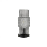 HOME DELUXE Piccola lampada da tavolo in vetro YUKI - Fumé