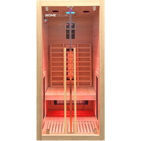 Home Deluxe - Cabina de infrarrojos SONORA S - 90 x 90 cm para 1 persona talla S (1/5)
