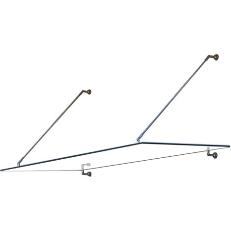 Home Deluxe - Marquesina de cristal RENMA - 150 x 90 cm