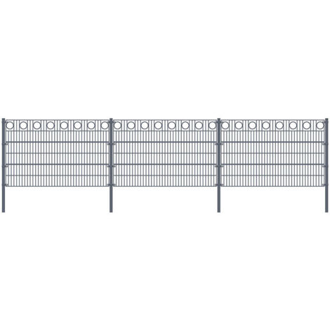 Valla Jardín Antracita Valla De Alambre Valla Jardin Cercado De Jardín 80 100 125 150 Cm 15 M 25 M Antracita V2Aox | PlentyShop LTS Adidas Hombre