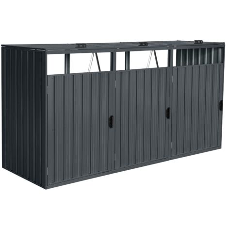 Home Deluxe - Cubo de basura de tres puertas CUBO - 3x 240L  Cantidad 3