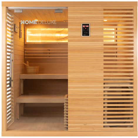 Home Deluxe - Sauna tradicional NEOLA - 200 x 160 cm para 5 personas