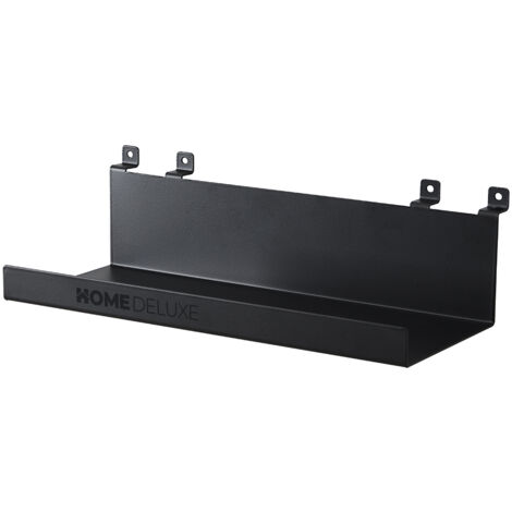 Home Deluxe - Estante para panel acústico RESONA negro Dimensiones: 25 x 11,2 x 7,5 cm (1/4)
