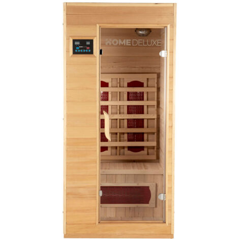 Home Deluxe - Cabina de infrarrojos REDSUN S - 90 x 90 cm para 1 persona