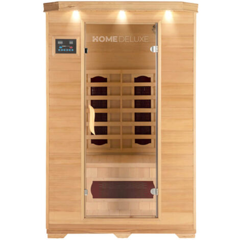 Home Deluxe - Cabina de infrarrojos REDSUN M - 120 x 105 cm para 2 personas