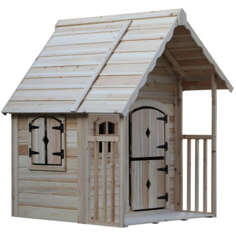 Home Deluxe Casita de madera KIMI - Naturaleza
