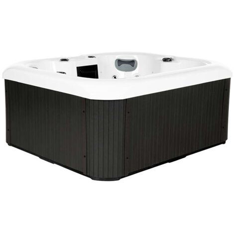 Home Deluxe - Bañera de hidromasaje exterior SEA STAR PURE 180 x 160 cm para 4 personas Equipamiento: Pure