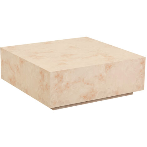 Home Deluxe - Mesa de centro de mármol AMIRI XL color: arenisca, tamaño: 95 x 35 x 95 cm (1/5)