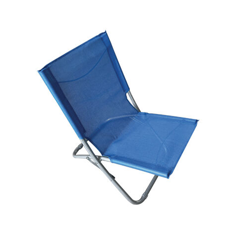 Spiaggina Easy Domus Acciaio/Text Blu Cm 48X62 H.Cm 64 - 1 Pz