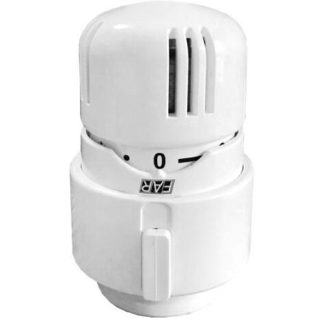 Comando Termostatico Con Sensore Liquido Incorporato Far Bianco Lucido