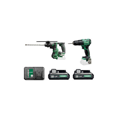 HIKOKI/HITACHI SET TRAPANO+TASSELLATORE KC12DH 12V