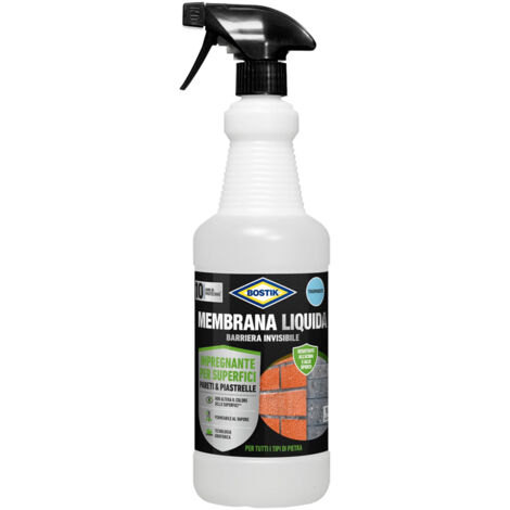 Bostik Membrana Liquida Barriera Invisibile impregnante per superfici 1L trasparente