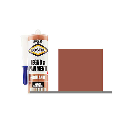 SILICONE ACRILICO LEGNO PAVIMENTI BOSTIK MOGANO ML 300