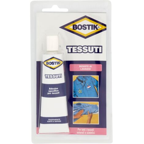 Bostik adesivo per tessuti resistente al lavaggio a macchina 50 gr d2578