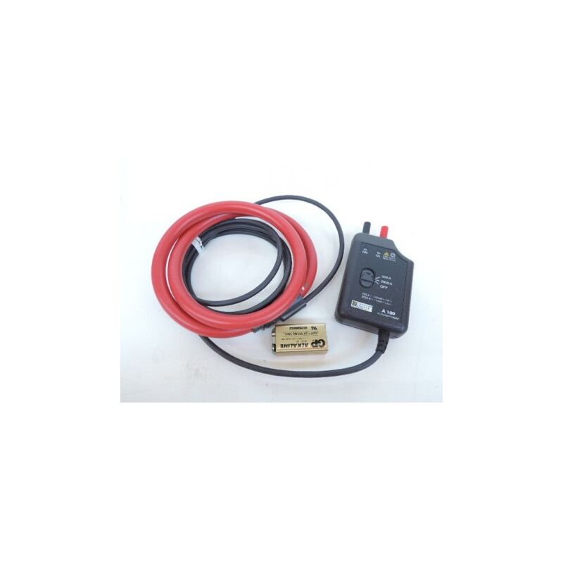 Capteur de courant flexible 0.2 / 2kA monocalibre L800mm pour multimètre, wattmètre, enregistreur AMPFLEX A100 P01120505