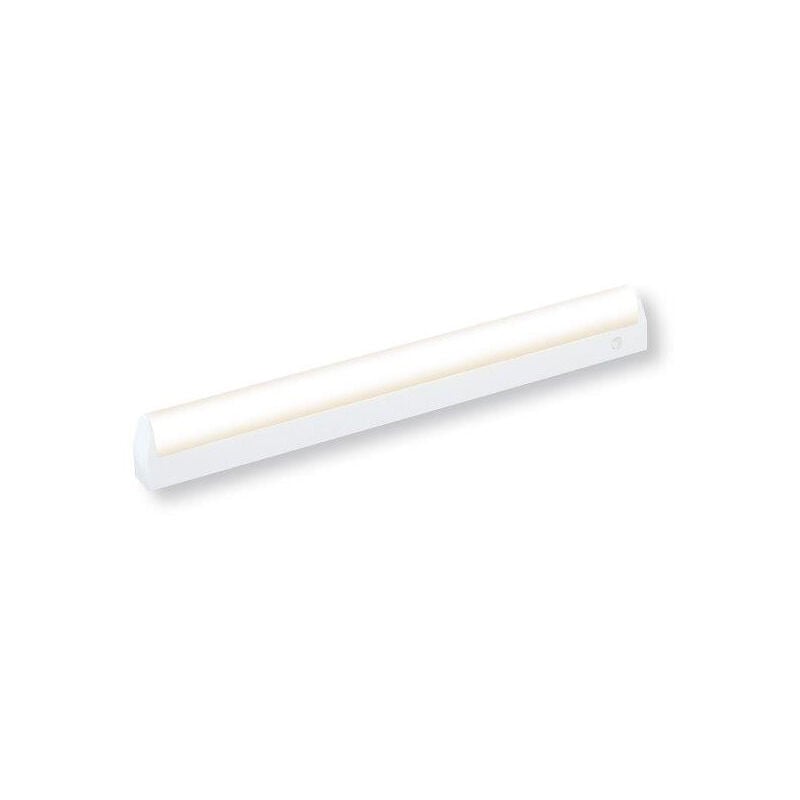 Applique SDB fluo 18W standard polycarbonate 660x42x82mm sans inter avec tube culot G13 3000K 1350lm 230V IP44 Xali Sarlam