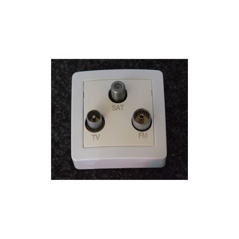 Prise TV/FM/SAT Legrand Saillie Blanche - Référence 0 973 62, EAN 3245060860424