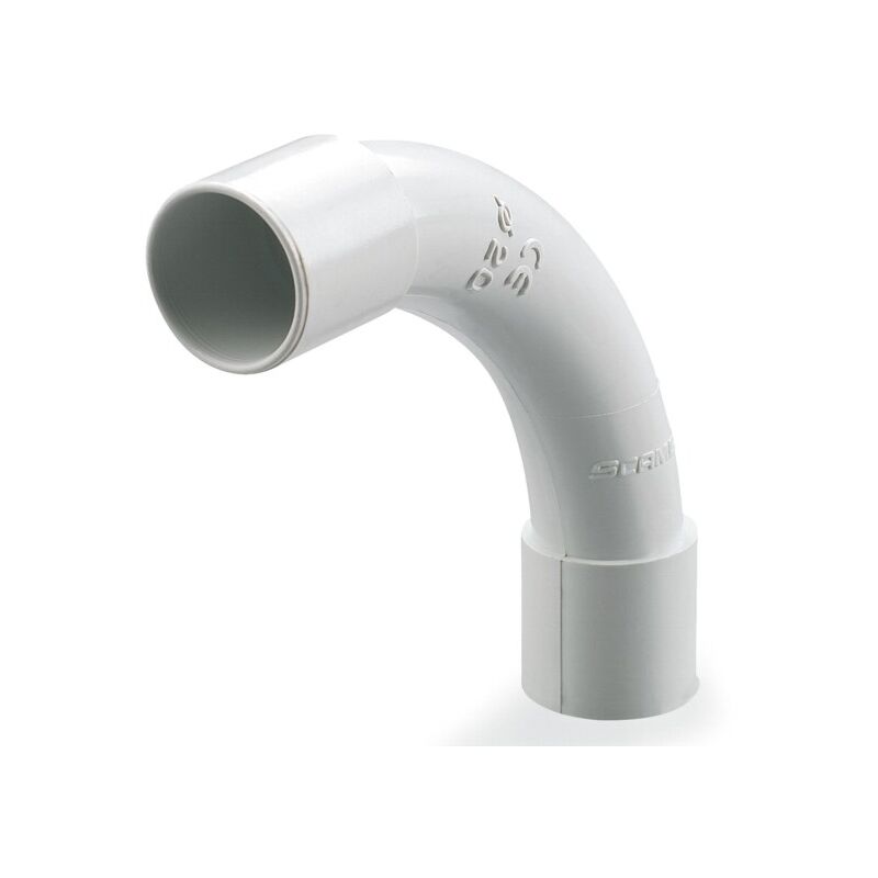 Coude à 90° gris Ø 32mm CL-321 pour raccord tube IRL d'installation ou fourreau (à l'unité)