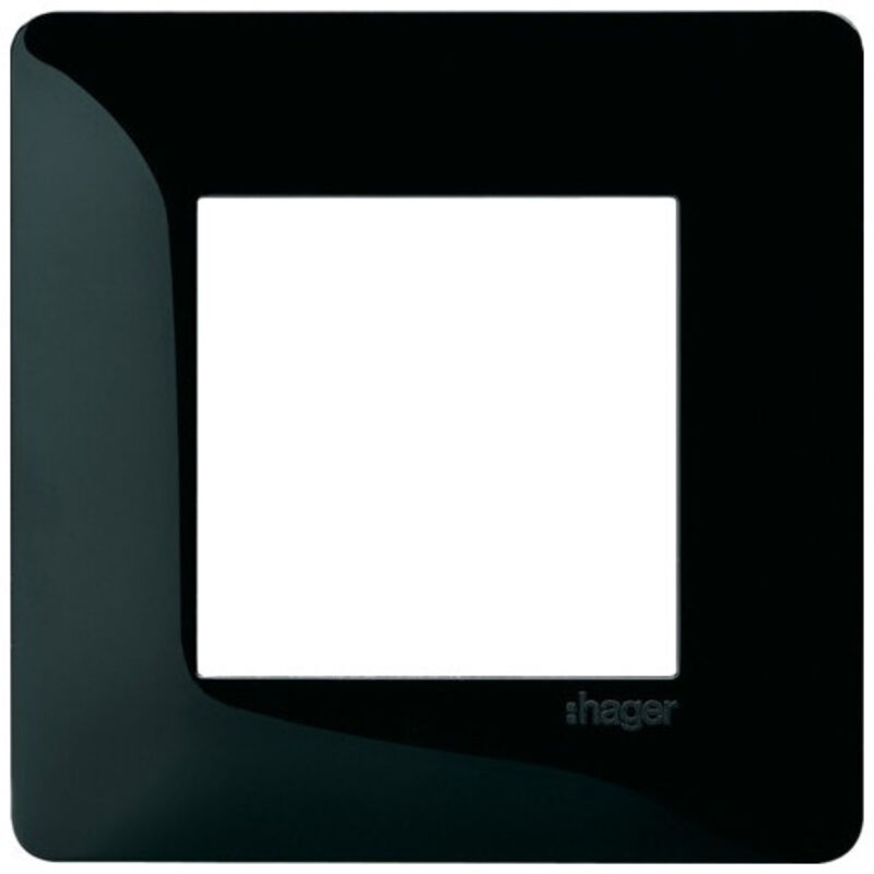 Plaque De Finition Hager Essensya Graphite - 1 Poste - Réf. WE421 - Occasion Fonctionnelle