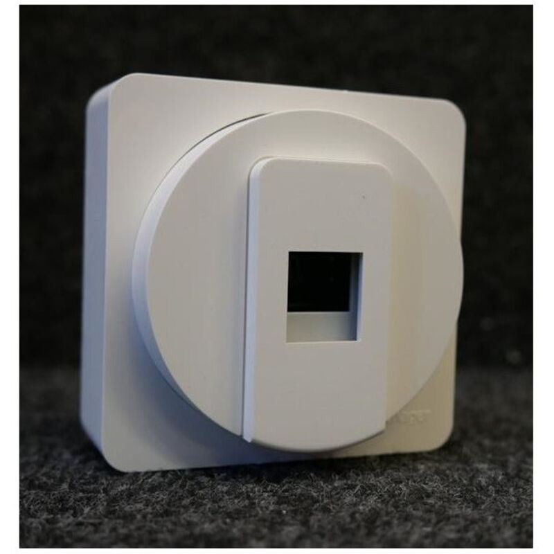 Schneider Odace - Double Prise RJ45 - Blanc - Grade 3 - Multimédia - Réf : S520486 Schneider Odace - Double Prise RJ45 - Blanc - Grade 3 - Multimédia - Réf : S520486